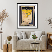 Linhas Condor Aereas.Clement, Vintage Poster