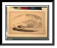 Historic Framed Print, Constitution and Java, 2nd view,  17-7/8" x 21-7/8"