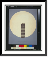 Historic Framed Print, 20th Century Limited Property of Buffalo Pottery, Buffalo, New York.,  17-7/8" x 21-7/8"