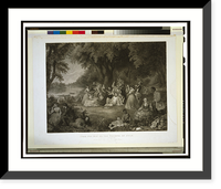 Vintage Photo Print - Fourth of July - The pic nic on the A day