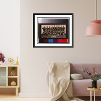 Historic Framed Print, Fatima Team Cards (T200) - 5,  17-7/8" x 21-7/8"