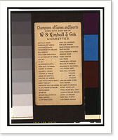 W.S. Kimball Champions (N184) - 3, Vintage Wall Art
