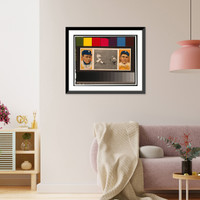 Historic Framed Print, Hassan Triple Folders (T202) - 8,  17-7/8" x 21-7/8"