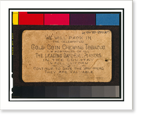 Buchner Gold Coin (N284) - 10, Historic Print