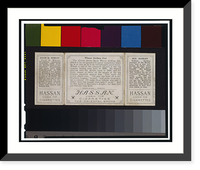 Historic Framed Print, Hassan Triple Folders (T202) - 9,  17-7/8" x 21-7/8"