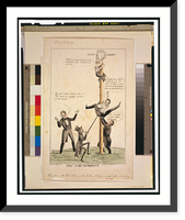 Polk in his extremity - 2, Antique Print