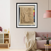 Historic Framed Print, [Spring. A triptych (Letitia Felix), Newark, Ohio] - 2,  17-7/8" x 21-7/8"