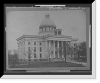 Historic Framed Print, State capitol at Montgomery, Ala., where J. Davis took oath as president of confederacy,  17-7/8" x 21-7/8"