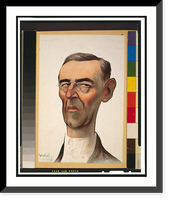 Caricature of head-and-shoulders of Woodrow Wilson, with long face and large ears.Weal. - 2, Vintage Poster