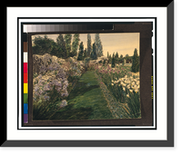 A.C. James home, Suprise Valley", Beacon Hill House, the Blue Garden, Newport, Rhode Island", Antique Poster