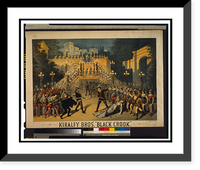 Historic Framed Print, Black crook.,  17-7/8" x 21-7/8"