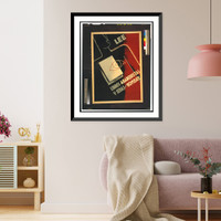 Historic Framed Print, Lee libros anarqu&yacute;stas y seras un hombre,  17-7/8" x 21-7/8"