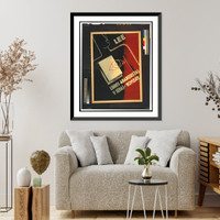 Historic Framed Print, Lee libros anarqu&yacute;stas y seras un hombre,  17-7/8" x 21-7/8"