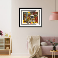 The family.Romare Bearden, Historic Print