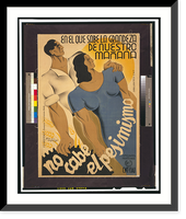 En el que sabe la grandeza de nuestro mana&ntilde;a, no cabe el pesimismo, Antique Print