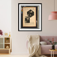 Historic Framed Print, No longer out of a job,  17-7/8" x 21-7/8"