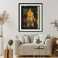 Historic Framed Print, Spanish workers fight for the freedom and the freedom and the culture of all towns. Solidarity with them!,  17-7/8" x 21-7/8"