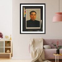 Chou En-lai, head-and-shoulders portrait - 2, Antique Poster