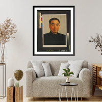 Chou En-lai, head-and-shoulders portrait - 2, Antique Poster