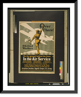 Over there! Skilled workers On the ground behind the lines - In the Air Service.Louis Fancher. - 2, Vintage Wall Art