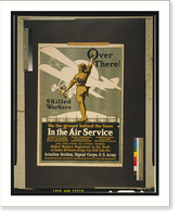 Over there! Skilled workers On the ground behind the lines - In the Air Service.Louis Fancher. - 2, Vintage Wall Art