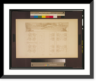 Historic Framed Print, Rechteckige H&auml;userbl&ouml;cke f&uuml;r die Prairie-Gemeinschaft.Frank Lloyd Wright.,  17-7/8" x 21-7/8"