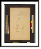 Historic Framed Print, Wohnhaus im Vorort f&uuml;r Tomek in Riverside, Ills. [i.e. Illinois].Frank Lloyd Wright.,  17-7/8" x 21-7/8"