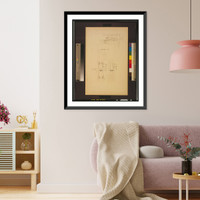 Historic Framed Print, Wohnhaus im Vorort f&uuml;r Tomek in Riverside, Ills. [i.e. Illinois].Frank Lloyd Wright.,  17-7/8" x 21-7/8"