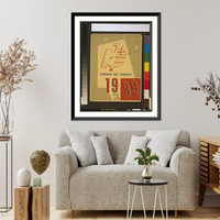 Historic Framed Print, Works Progress Administration, Federal Art Project 1939,  17-7/8" x 21-7/8"