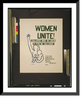 Women unite! : talk about what we can do, do what we talk about : child care, education, Indochina War, racism. - 2 Classic, Vintage Wall Art