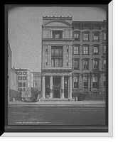 Historic Framed Print, 34th St. [Thirty-fourth Street] National Bank, New York City,  17-7/8" x 21-7/8"