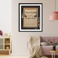 Historic Framed Print, Which bridge do you want?.Phifer.,  17-7/8" x 21-7/8"