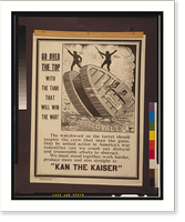 Go over the top with the tank that will win the war!.Phifer, Vintage Poster
