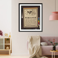Historic Framed Print, Don't blame it all on the war!.PR.,  17-7/8" x 21-7/8"