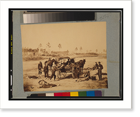 Historic Framed Print, Ambulance drill at Headquarters Army of Potomac, near Brandy Station, Va., March, 1864,  17-7/8" x 21-7/8"