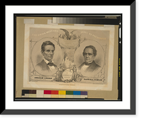 The Union must and shall be preserved. For President Abraham Lincoln of Illinois. For Vice President Hannibal Hamlin of Maine.lith. by William H. Rease, cor. 4th & Chestnut Sts., Philada. - 2 Her
