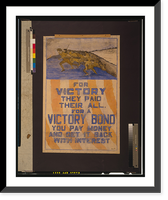 For victory they paid their all. For a Victory Bond you pay money and get it back with interest.R.L.B, Vintage Wall Art