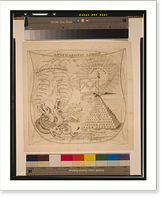 Historic Framed Print, Anti-Masonic apron - 2,  17-7/8" x 21-7/8"