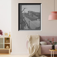 Historic Framed Print, Massed formation, state encampment, Michigan K.T. [Knights Templar] - 3,  17-7/8" x 21-7/8"