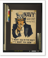 Navy! Uncle Sam is calling you. enlist in the Navy!.Western Litho. Co. Los Angeles, Antique Print