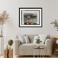 Antique Scenic Print - Entry point of the New River into the United