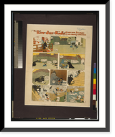 The Kin-der-Kids. The Kin-der-Kids' narrow escape from Aunty Jimjam - 3 Classic, Antique Poster
