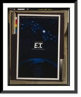 Historic Framed Print, E.T. the extra-terrestrial,  17-7/8" x 21-7/8"