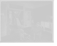 Historic Framed Print, [A Dining room, probably in a clubhouse, New York City],  17-7/8" x 21-7/8"