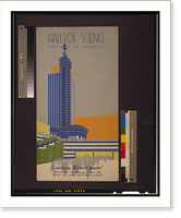Hall of science. Century of progress Valdura wins again! All world's fair buildings painted both interior and exterior with Valdura products.W.L. Stensgaard & Associates, Inc. Vintage Wall Art Prin