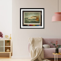 United States Navy First Class Cruisers New York and Brooklyn.The Werner Company, Akron, O, Antique Wall Art