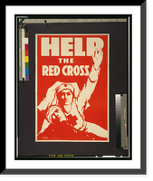 Historic Framed Print, Help the Red Cross.Herman Roeg.,  17-7/8" x 21-7/8"