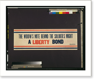 Historic Framed Print, The widow's mite behind the soldier's might. A Liberty Bond,  17-7/8" x 21-7/8"