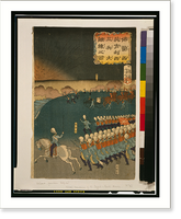 Historic Framed Print, Furansu Igirisu sanpei daicho&#x0304;sen no zu - 3,  17-7/8" x 21-7/8"