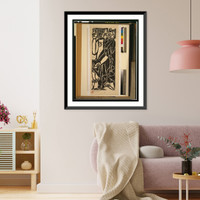 Historic Framed Print, [Untitled] - 32,  17-7/8" x 21-7/8"